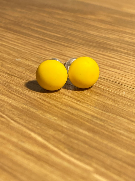 Puces orange mandarine sur tige inox