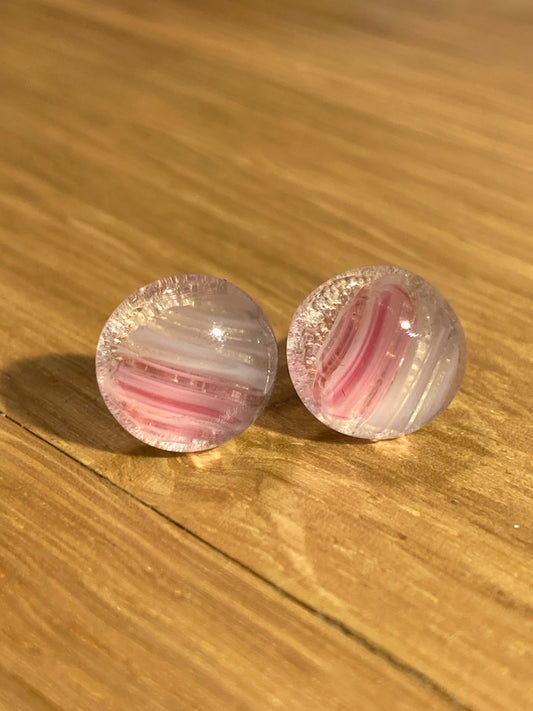 Puces rose sur tige inox de grande taille