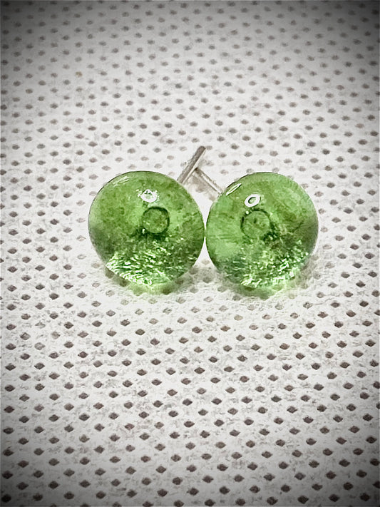 Puce vert d'eau en verre