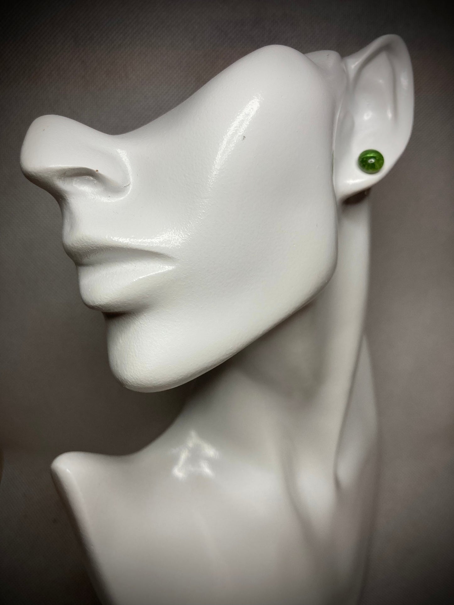 Puce vert d'eau en verre