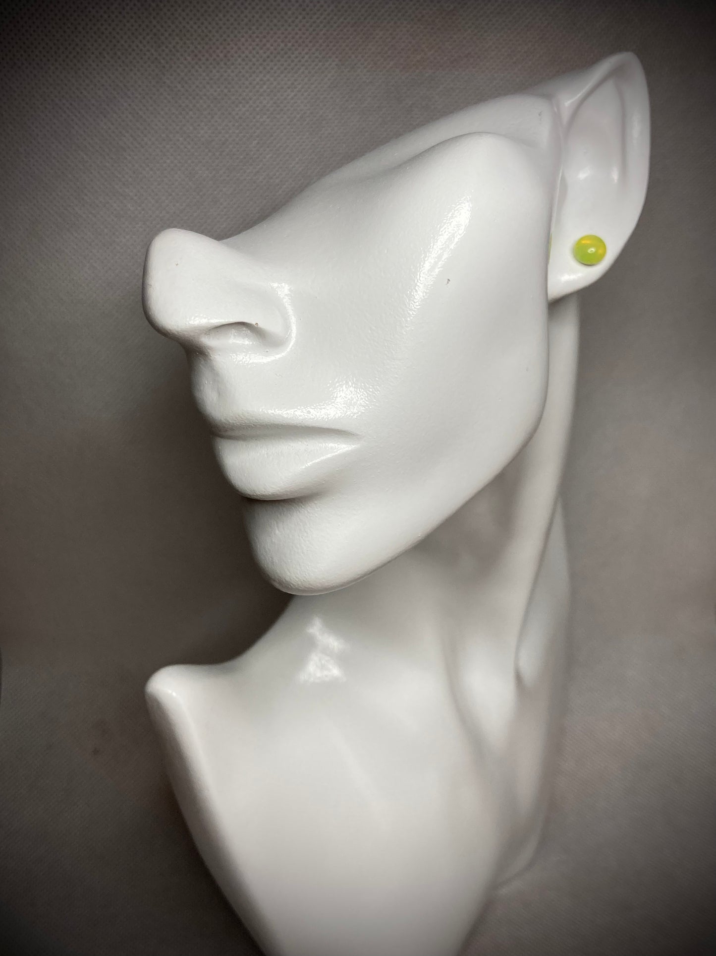 Puces jaune-fluo  en verre