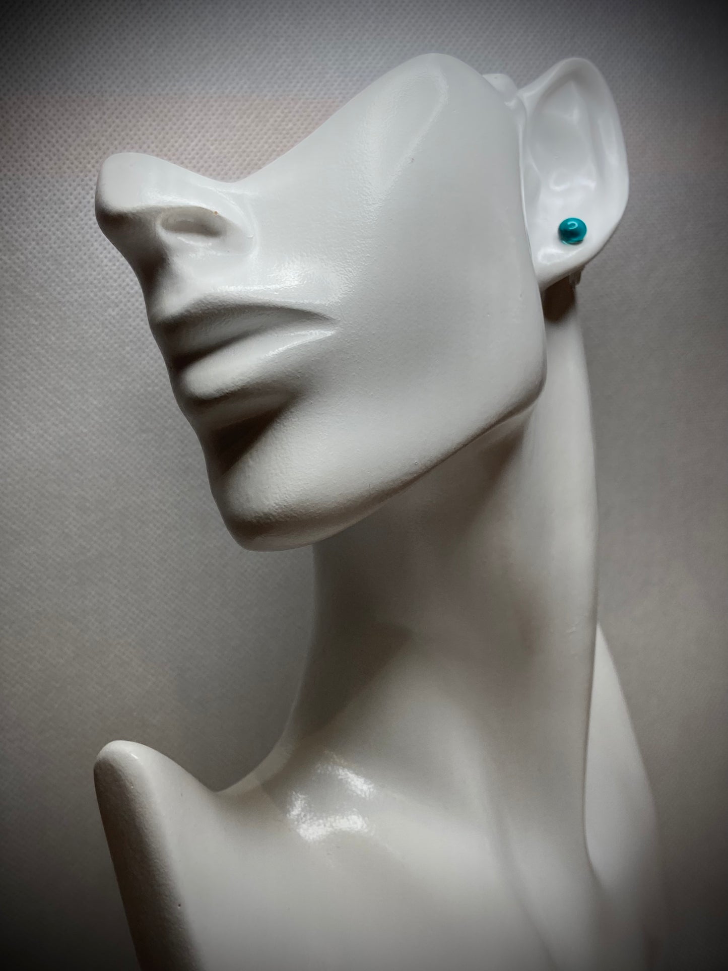 Puce bleu turquoise en verre